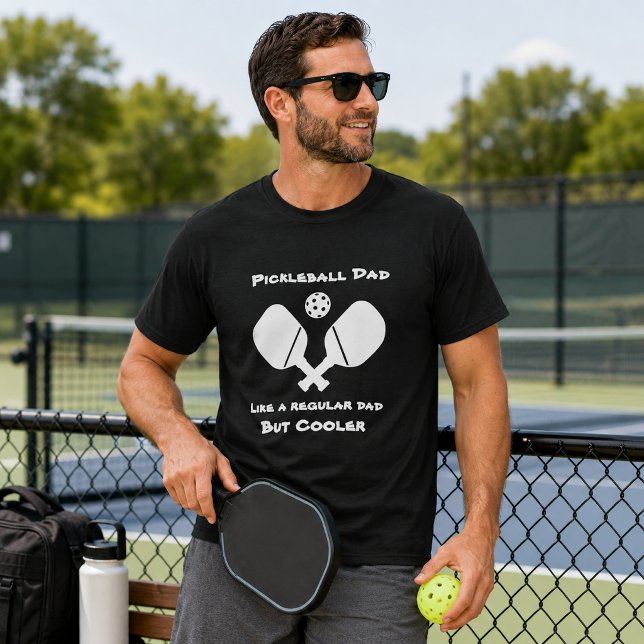 Rolig Pickleball Pappa T Shirt (Skapare uppladdad)