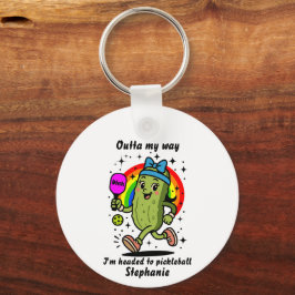 Rolig Pickleball - Pickleball Humor Nyckelring