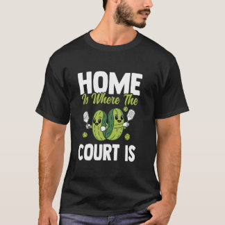 Rolig Pickleball-present Paddleball Gurka Tillbehö T Shirt