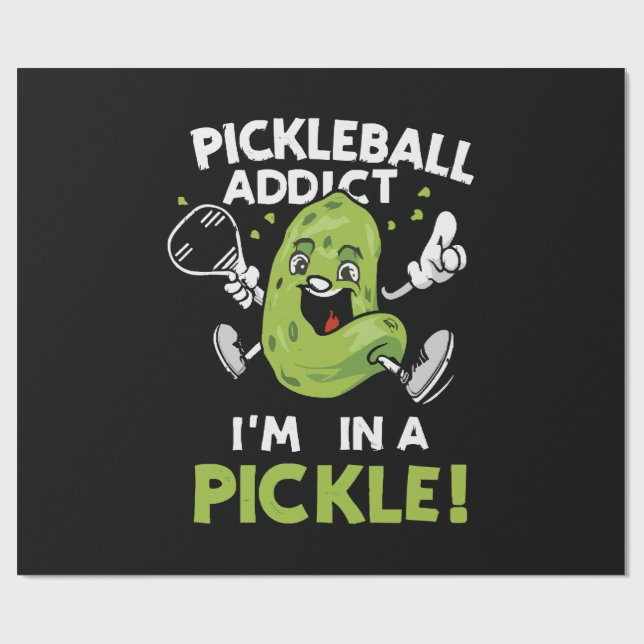Rolig-Pickleball Presentpapper (Platt)