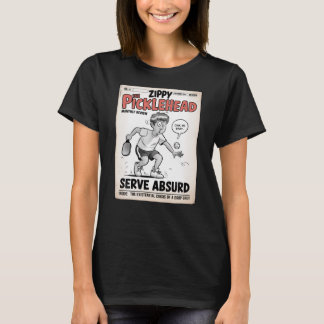 Rolig Pickleball Serve Absurd Kris Affisch T Shirt
