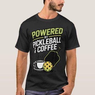 Rolig Pickleball-spelare Kaffeälskare T Shirt