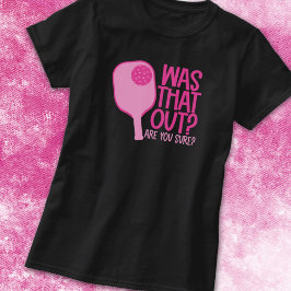 Rolig Pickleball-spelare T Shirt