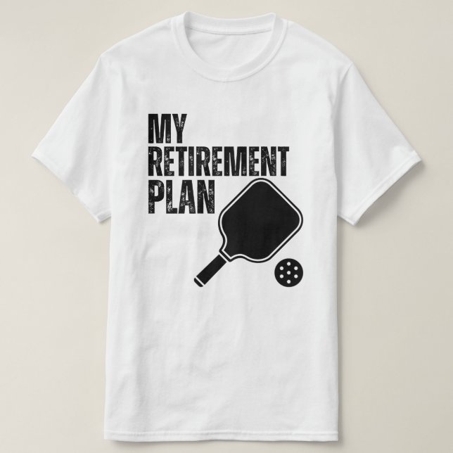 Rolig Pickleball T-Shirt (Design framsida)