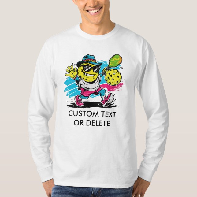 rolig pickleball t shirt (Framsida)