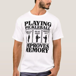 Rolig Pickleball T-Shirt - Pickleball herrtröjor