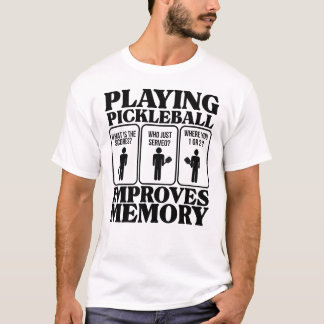 Rolig Pickleball T-Shirt - Pickleball herrtröjor