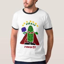 Rolig Pickleball toppen hjälteknipa Tee Shirt
