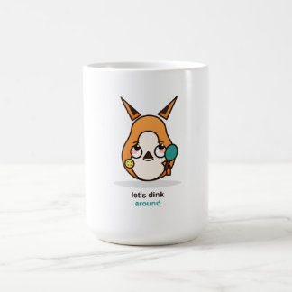 Rolig Pickleballräv Låter Dink Runt Kaffemugg