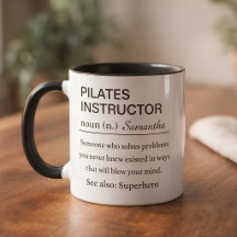 Rolig Pilates-instruktör definition
