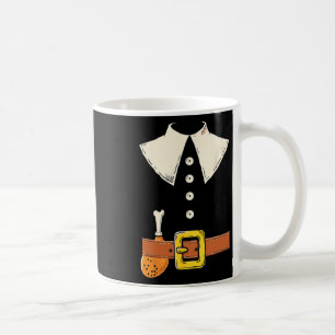 Rolig pilgrimskostym Turkiet ben tacksgiving än Kaffemugg