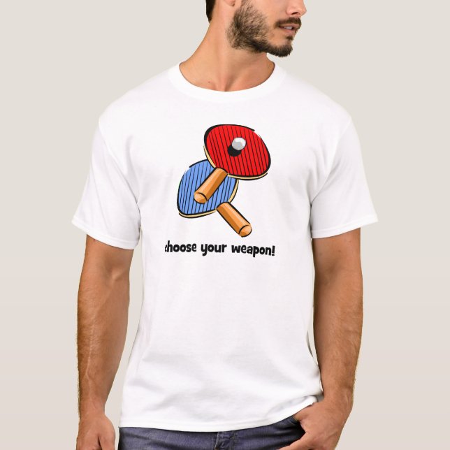 rolig pingpong tee (Framsida)