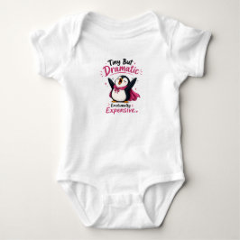 Rolig Pingvin Baby Bodysuit T Shirt