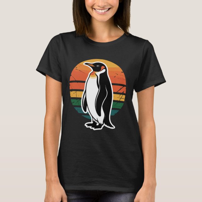 Rolig pingvinälskare t shirt (Framsida)