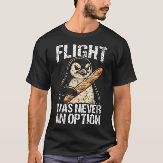 Rolig Pingvinflygning Var Aldrig Ett T Shirt