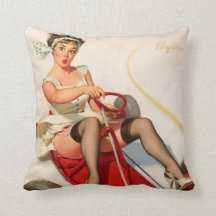 Rolig pinupflicka