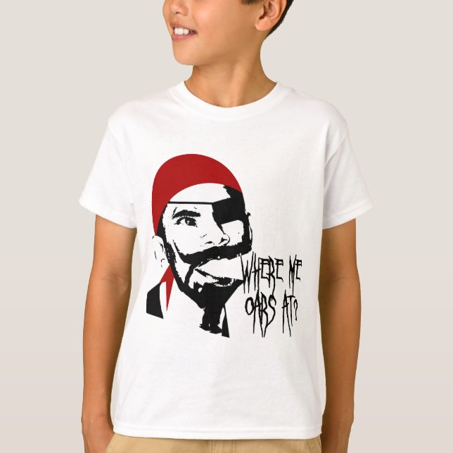 Rolig pirat tee shirt (Framsida)