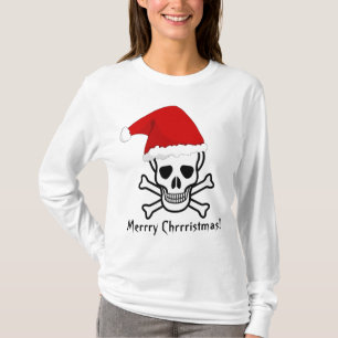 Rolig piratgod julhälsning Matey Arrrgh T Shirt