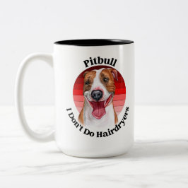 Rolig Pitbull-citat Tvåtons Kaffemugg