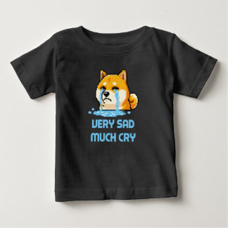 Rolig pixel konst Shiba Inu hund meme T Shirt