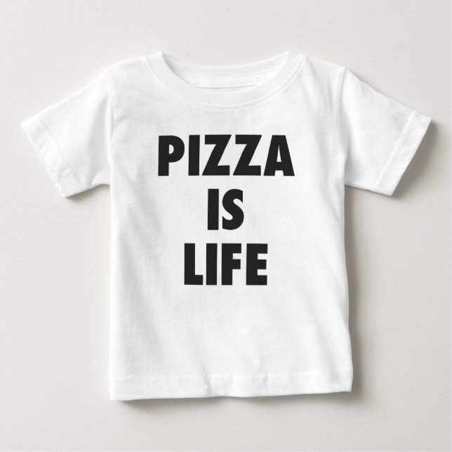 Rolig Pizza är livsnabbmattrycket Tröja (Framsida)