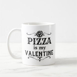 Rolig Pizza är min Valentin Kaffemugg