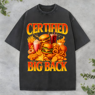 Rolig Pizza Fest T-shirt Bootleg Rap Stil Mat Matm