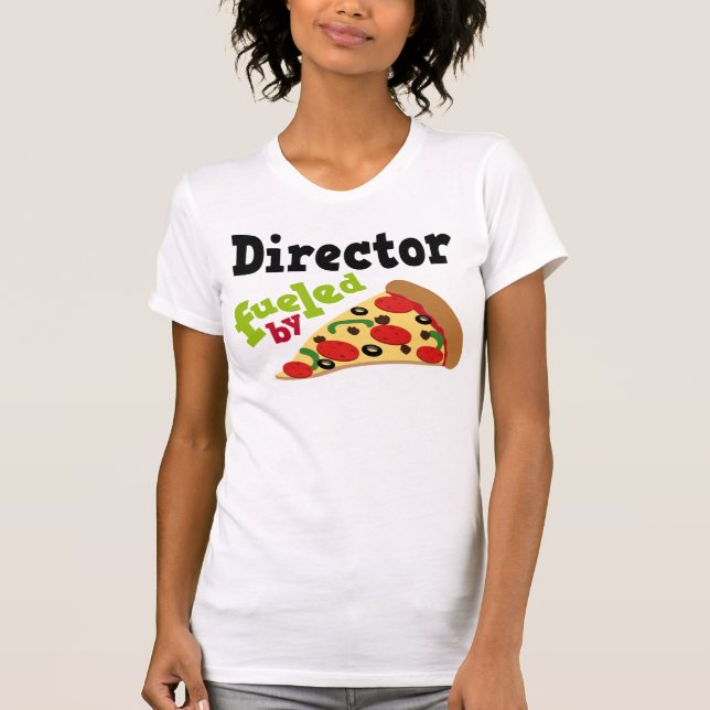 Rolig) Pizza för direktör ( T Shirt (Framsida)