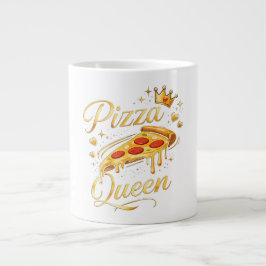 Rolig pizza gif Söt pizzälskare Matlagning kök Jumbo Mugg
