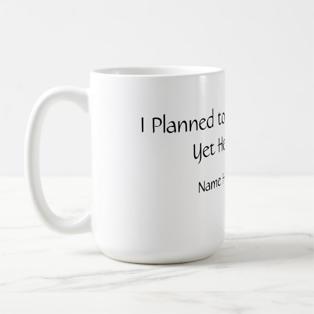 Rolig Planerad Produktiv Mugg (Vänster)