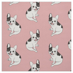 Rolig playtime för singeln hooded pied Frenchie Tyg