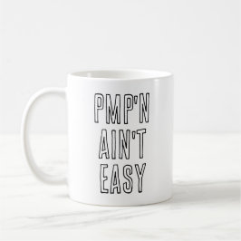 Rolig PMP-mugg Projektledare professionell  Kaffemugg