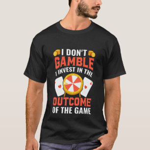 Rolig poker-ordkonst t shirt