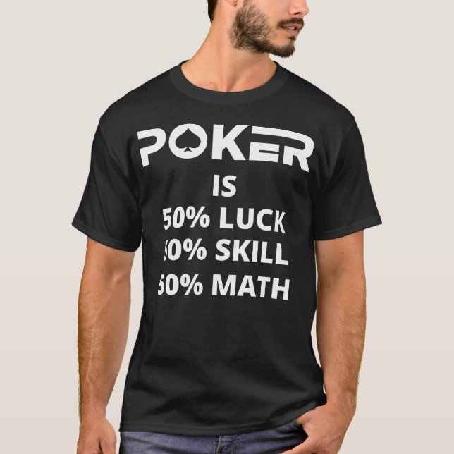Rolig Poker T Shirt (Framsida)