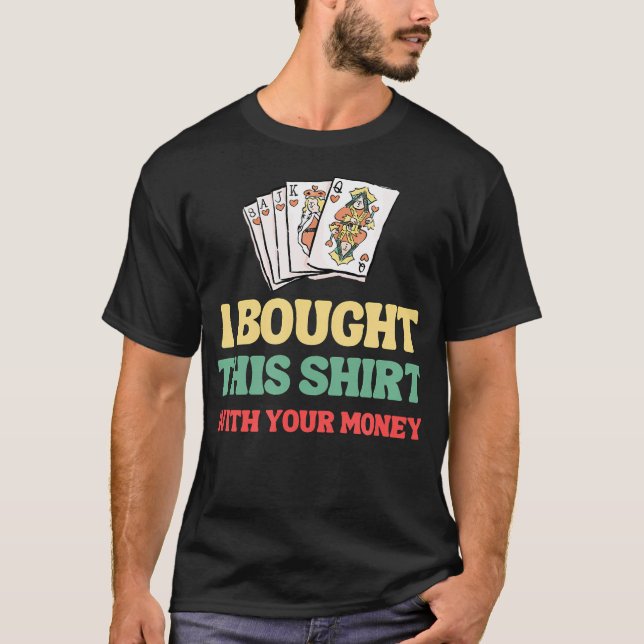 Rolig Poker T Shirt (Framsida)