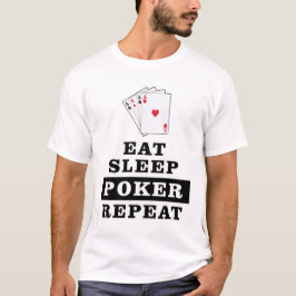 Rolig Pokerdesign T Shirt
