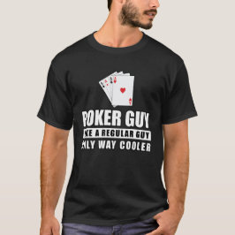Rolig Pokerdesign T Shirt