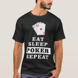 Rolig Pokerdesign T Shirt