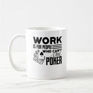 Rolig pokermugg kaffemugg