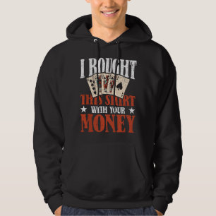 Rolig Pokeroutfit för Kasinot - Poker Hoodie