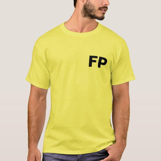 Rolig polis t-shirt (Framsida)