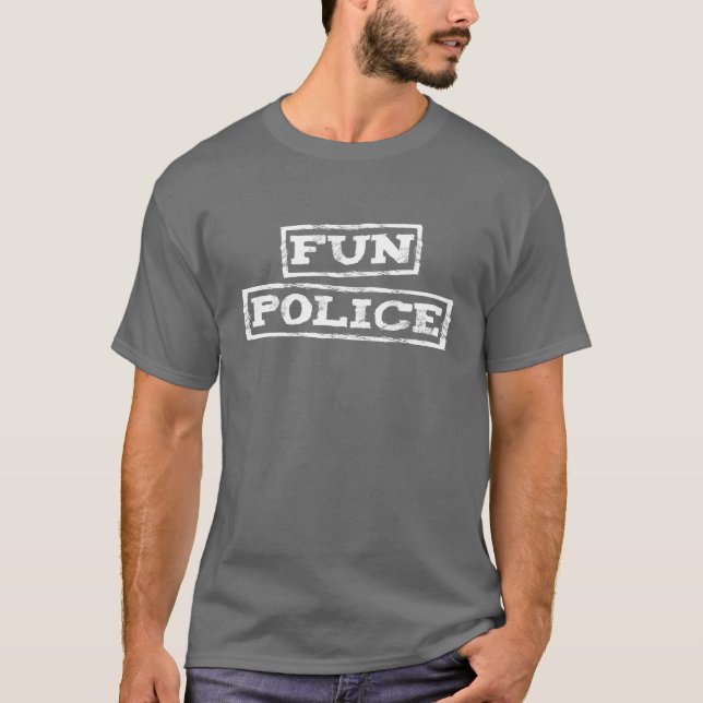Rolig polis vän t shirt (Framsida)