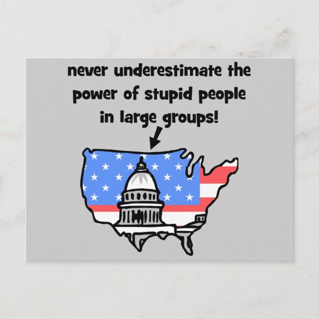 rolig politik vykort (Framsida)