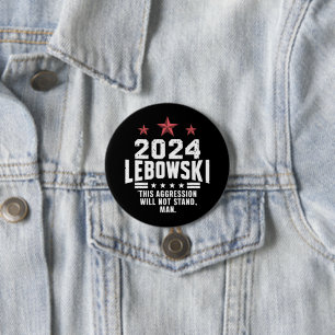 Rolig Politisk Lebowski Val Rösta 2024 Knapp