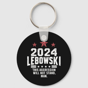 Rolig Politisk Lebowski Val Rösta 2024 Nyckelring