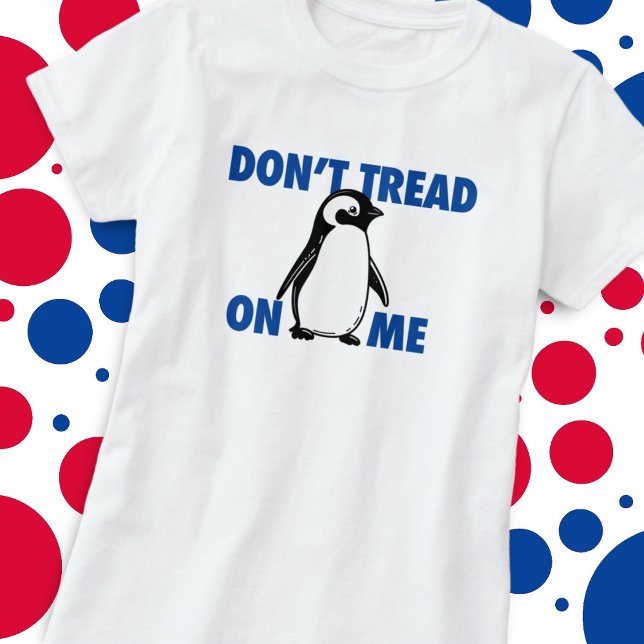 Rolig politisk meme pingvin tariff t shirt (Skapare uppladdad)