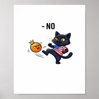 Rolig politisk meme utan kattdesign poster