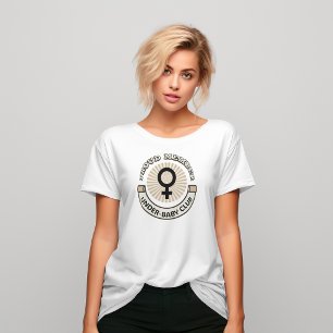 Rolig politisk "Stolt medlem i Under-Baby Klubben" T Shirt