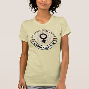 Rolig politisk "Stolt medlem i Under-Barn Klubben" T Shirt