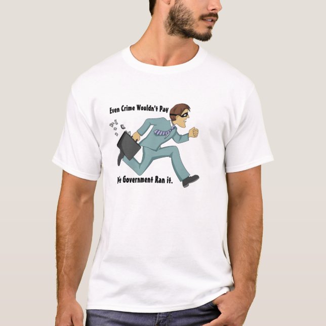 Rolig politisk Tshirt T-shirt (Framsida)